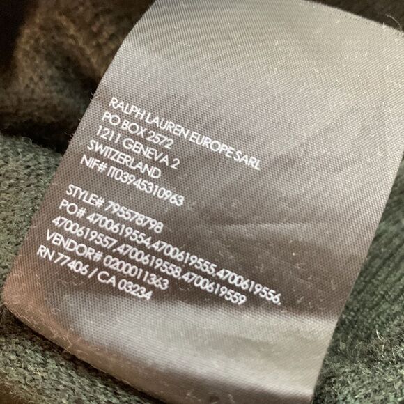 CLUB MONACO merino wool crew neck exposed stitches diagonal pattern size small - Picture 5 of 9